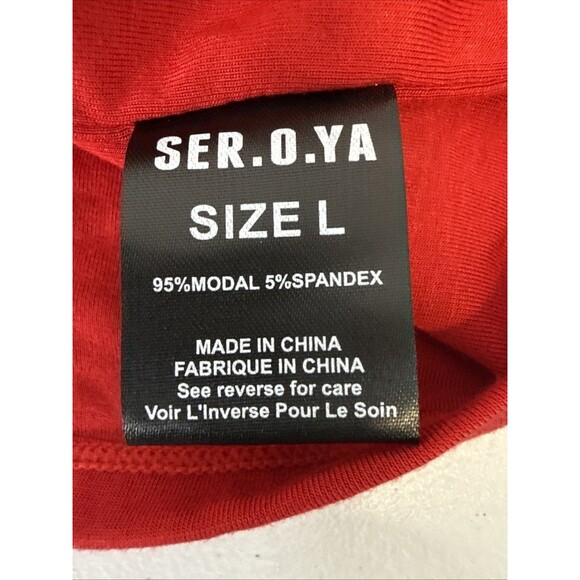 SER O YA Crop Top Women L Red Ellis Twist Cutoutcore Coquette Festival Femme Y2K - Picture 9 of 10